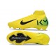 Chaussure Nike Mercurial Superfly X Elite FG Jaune Vert Noir