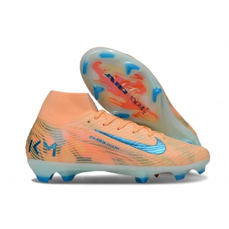 Chaussure Nike Mercurial Superfly X Elite FG KM Orange Bleu
