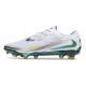 Nike Phantom 6 Low Elite FG Crampon Blanc Argent Vert