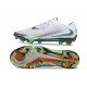 Nike Phantom 6 Low Elite FG Crampon Blanc Argent Vert