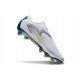 Nike Phantom 6 Low Elite FG Crampon Blanc Argent Vert