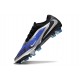 Nike Phantom 6 Low Elite FG Crampon Bleu Noir Argent