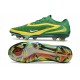 Nike Phantom 6 Low Elite FG Crampon Vert Jaune