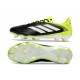 Crampons Foot adidas Copa Pure 3 FG Core Noir Blanc Ftwr Citron Lucide