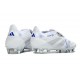 Crampons de Foot adidas Predator Elite FT SG Blanc Argent Bleu