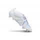 Crampons de Foot adidas Predator Elite FT SG Blanc Argent Bleu