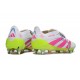 Crampons de Foot adidas Predator Elite FT SG Blanc Rose Jaune