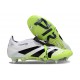 Crampons de Foot adidas Predator Elite FT SG Blanc Noir Jaune