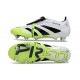 Crampons de Foot adidas Predator Elite FT SG Blanc Noir Jaune
