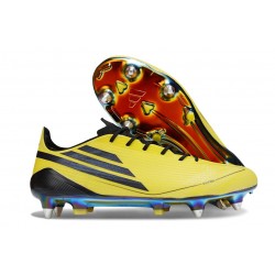 Crampons de Football Adidas F50 Elite SG Jaune Noir