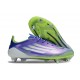 Crampons de Football Adidas F50 Elite SG Violet Rapide Blanc Ftwr Citron Lucide