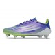 Crampons de Football Adidas F50 Elite SG Violet Rapide Blanc Ftwr Citron Lucide