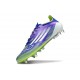 Crampons de Football Adidas F50 Elite SG Violet Rapide Blanc Ftwr Citron Lucide