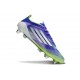 Crampons de Football Adidas F50 Elite SG Violet Rapide Blanc Ftwr Citron Lucide