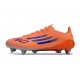 Crampons de Football Adidas F50 Elite SG Orange Bleu