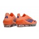 Crampons de Football Adidas F50 Elite SG Orange Bleu