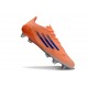 Crampons de Football Adidas F50 Elite SG Orange Bleu