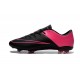 Nouvelle Chaussure de Football Nike Mercurial Vapor X FG Noir Hyper Rose