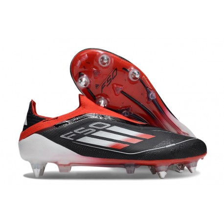 Adidas F50 Elite LL SG-Pro Noir Rouge Blanc