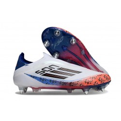 Adidas F50 Elite LL SG-Pro Blanc Noir Rouge Bleu