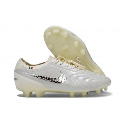 Nike Tiempo Legend X Elite FG Neuf Blanc Argent