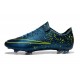 Chaussure de Football Hommes Nike Mercurial Vapor 10 FG Bleu Noir Volt