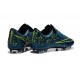 Chaussure de Football Hommes Nike Mercurial Vapor 10 FG Bleu Noir Volt