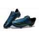 Chaussure de Football Hommes Nike Mercurial Vapor 10 FG Bleu Noir Volt