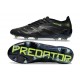 Chaussure de foot adidas Predator Elite FG Noir Jaune