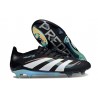 Chaussure de foot adidas Predator Elite FG Noir Blanc Bleu