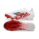 Chaussure Adidas F50 Elite FG Blanc Rouge Vert