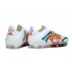 Chaussure Adidas F50 Elite FG Blanc Vert Or