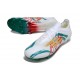 Chaussure Adidas F50 Elite FG Blanc Vert Or