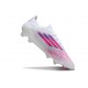 Chaussure Adidas F50 Elite FG Blanc Ftwr Rose Lucide