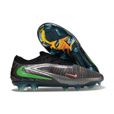 Chaussure Nike Phantom 6 Low Elite FG X EAFC Noir Cramoisi Vif