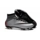 Nouveau Chaussure de Football Nike Mercurial Superfly CR FG CR 500 Argenté Gris Noir Rouge