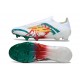 Adidas F50 Elite Laceless FG Blanc Vert Or