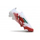 Crampon Adidas F50 Elite Sans Lacets FG Blanc Rouge Vert