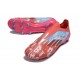 Crampon Adidas F50 Elite Sans Lacets FG Rouge Azul