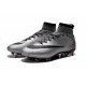 Nouveau Chaussure de Football Nike Mercurial Superfly CR FG CR 500 Argenté Gris Noir Rouge