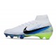 Nike Air Zoom Mercurial Superfly 10 Elite FG Blanc Bleu
