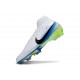 Nike Air Zoom Mercurial Superfly 10 Elite FG Blanc Bleu