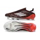 Crampon Adidas F50 Elite Sans Lacets FG Marron Argent