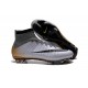 Nouveau Chaussure de Football Nike Mercurial Superfly CR FG CR7 500 Argenté Gris Noir Or