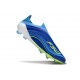 Crampon Adidas F50 Elite Sans Lacets FG Equipe Bleu Royal Jaune Solaire Bleu Semi Eclatant