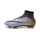 Nouveau Chaussure de Football Nike Mercurial Superfly CR FG CR7 500 Argenté Gris Noir Or