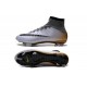 Nouveau Chaussure de Football Nike Mercurial Superfly CR FG CR7 500 Argenté Gris Noir Or