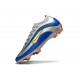 Crampons de football Nike Mercurial Vapor 16 Elite FG Bleu Gris
