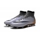 Nouveau Chaussure de Football Nike Mercurial Superfly CR FG CR7 500 Argenté Gris Noir Or