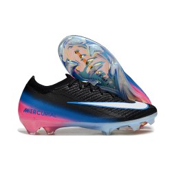 Crampons de football Nike Mercurial Vapor 16 Elite FG Noir Blanc Rose Bleu
